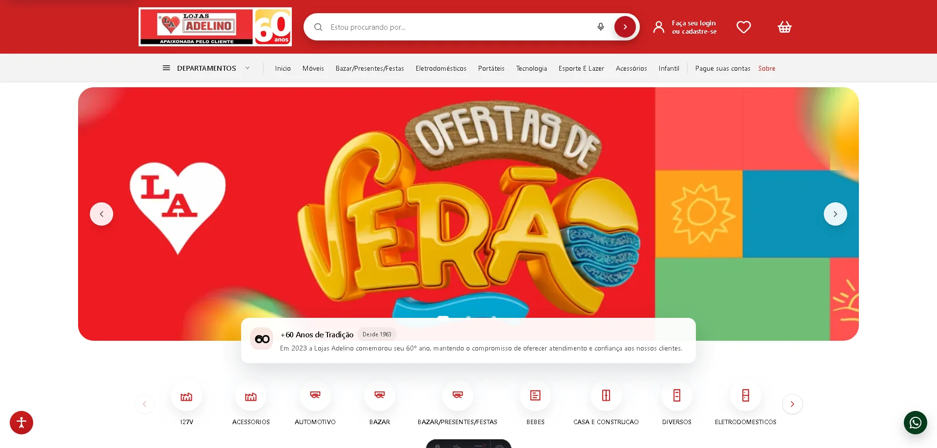 Telas da vitrine de produtos e da gestão de pedidos do E-commerce Simple